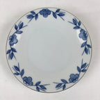 Japanese Porcelain Plate Blue Sometsuke Plum blossoms Flower Pattern Sara PY241