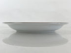 Japanese Porcelain Plate Keito Japan Fine China White Light Green Border PY256