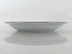Japanese Porcelain Plate Keito Japan Fine China White Light Green Border PY256