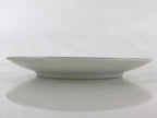 Japanese Porcelain Plate Pearl China White Red Brown Floral Leaf Design PY272