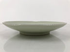 Japanese Porcelain Plate Sara Vtg Kozara Nanten Sacred Bamboo Leaf Celadon Y460