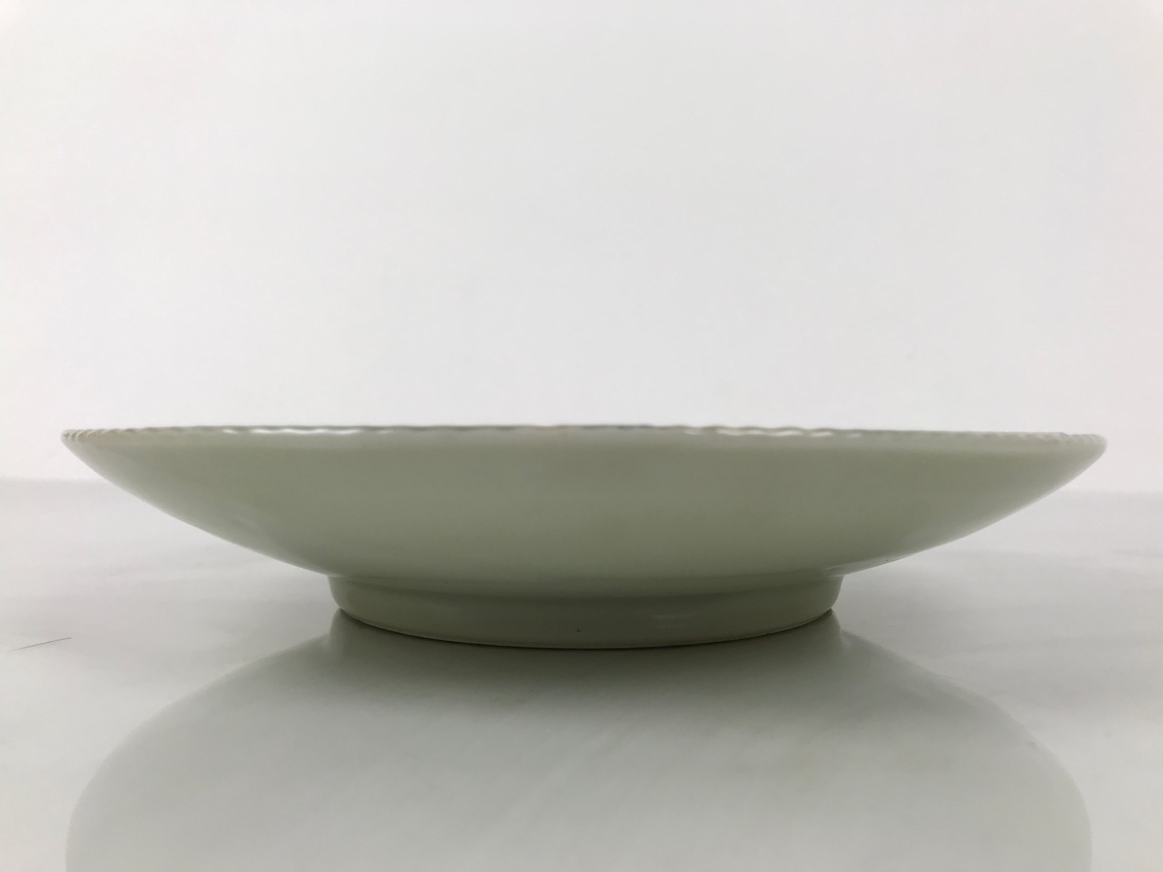 Japanese Porcelain Plate Sara Vtg Kozara Nanten Sacred Bamboo Leaf Celadon Y460