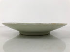 Japanese Porcelain Plate Sara Vtg Kozara Nanten Sacred Bamboo Leaf Celadon Y461