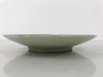 Japanese Porcelain Plate Sara Vtg Kozara Nanten Sacred Bamboo Leaf Celadon Y462