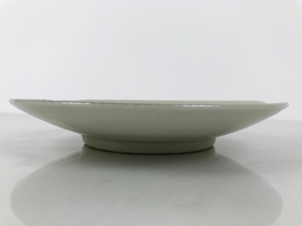 Japanese Porcelain Plate Sara Vtg Kozara Nanten Sacred Bamboo Leaf Celadon Y462