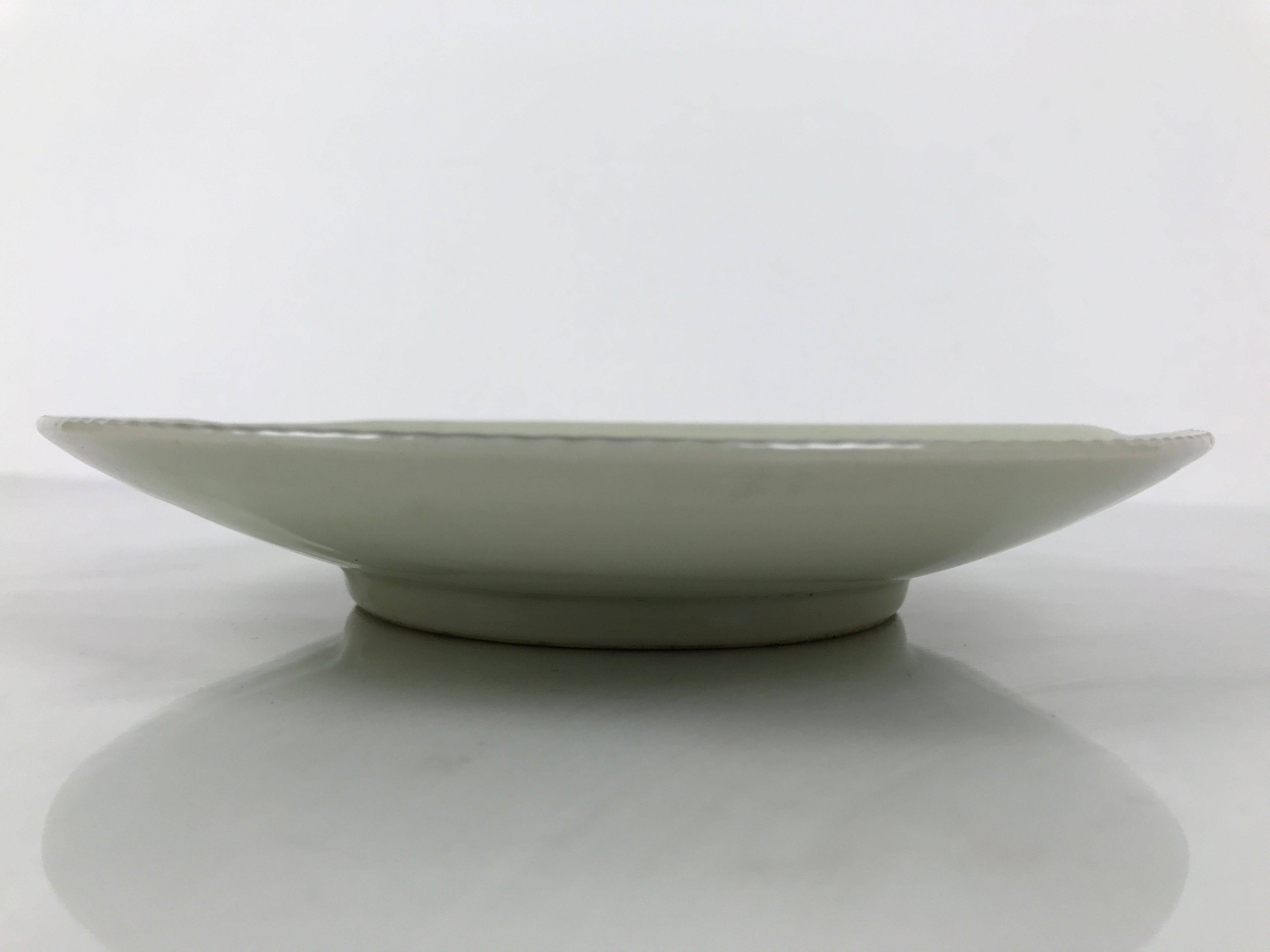 Japanese Porcelain Plate Sara Vtg Kozara Nanten Sacred Bamboo Leaf Celadon Y462