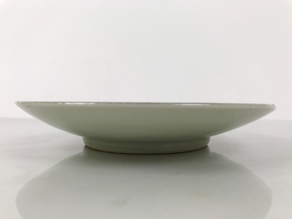 Japanese Porcelain Plate Sara Vtg Kozara Nanten Sacred Bamboo Leaf Celadon Y462