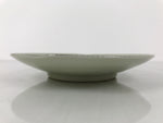Japanese Porcelain Plate Sara Vtg Kozara Nanten Sacred Bamboo Leaf Celadon Y463