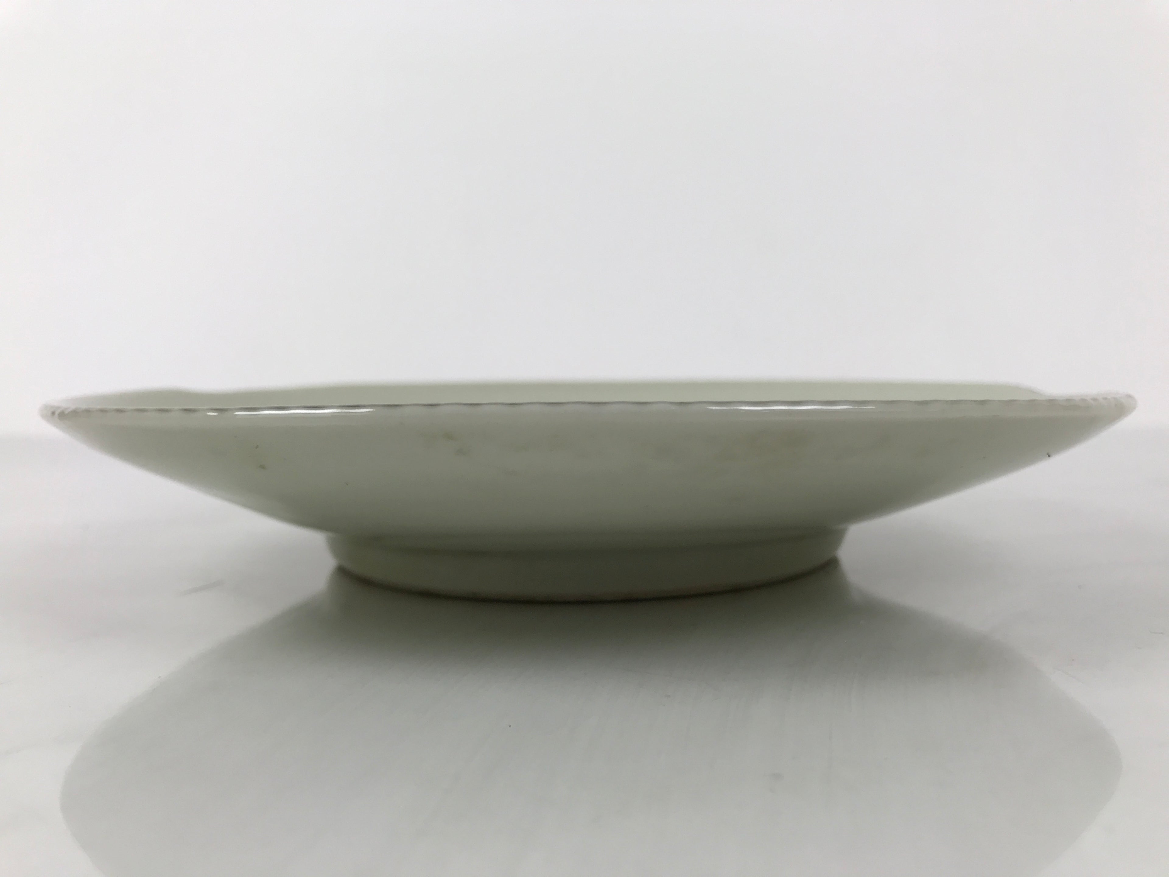 Japanese Porcelain Plate Sara Vtg Kozara Nanten Sacred Bamboo Leaf Celadon Y463