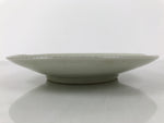 Japanese Porcelain Plate Sara Vtg Kozara Nanten Sacred Bamboo Leaf Celadon Y463