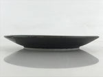 Japanese Porcelain Plate Small Plate Black Green Glaze Kozara Meimeizar PY417