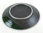 Japanese Porcelain Plate Small Plate Black Green Glaze Kozara Meimeizar PY418