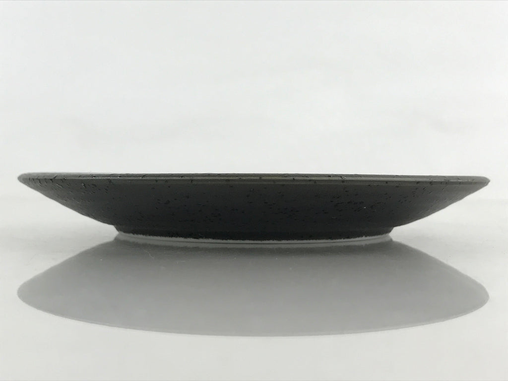 Japanese Porcelain Plate Small Plate Black Green Glaze Kozara Meimeizar PY418