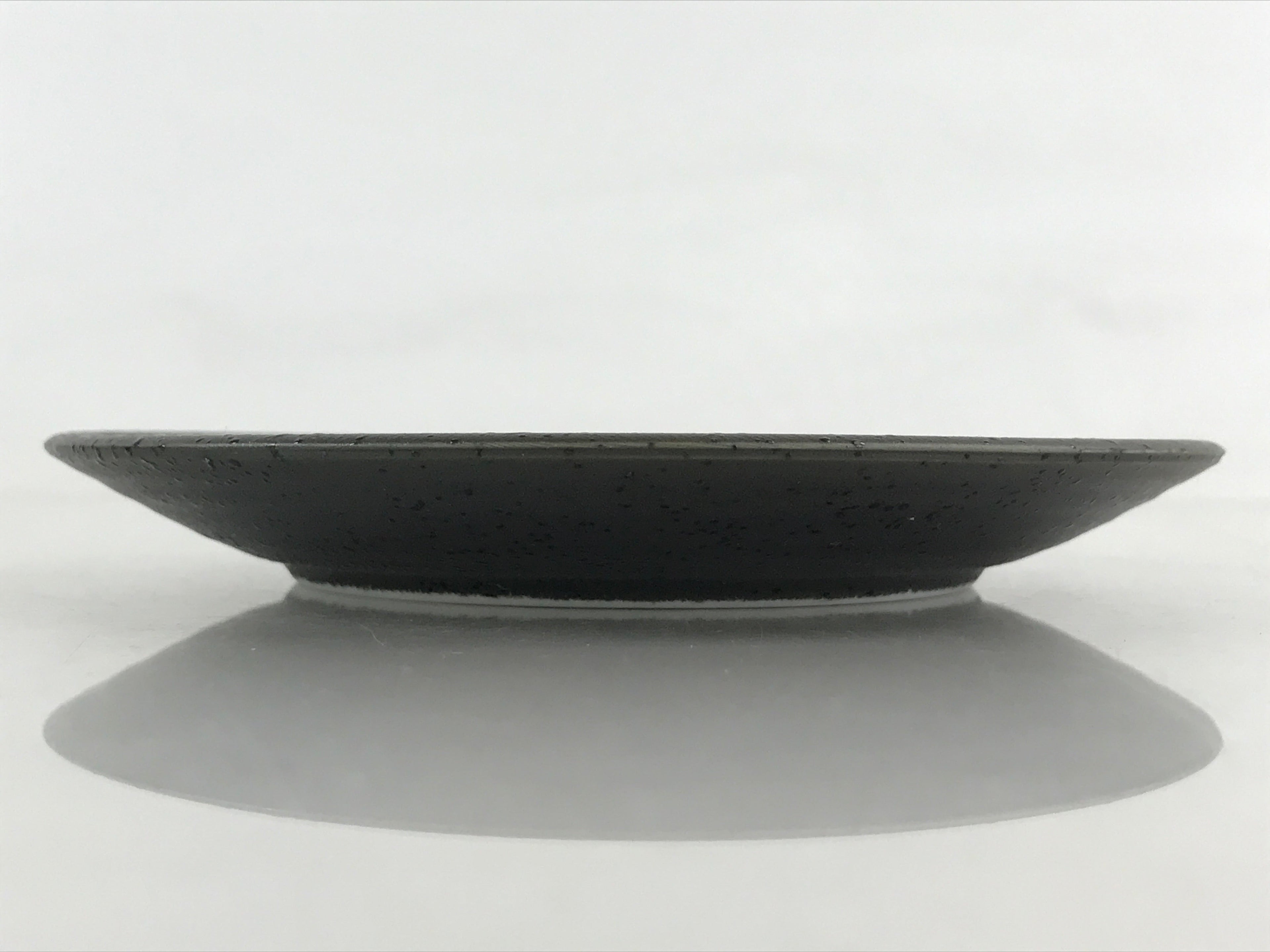 Japanese Porcelain Plate Small Plate Black Green Glaze Kozara Meimeizar PY418