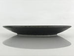 Japanese Porcelain Plate Small Plate Black Green Glaze Kozara Meimeizar PY418