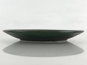 Japanese Porcelain Plate Small Plate Black Green Glaze Kozara Meimeizar PY418