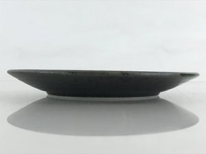 Japanese Porcelain Plate Small Plate Black Green Glaze Kozara Meimeizar PY419