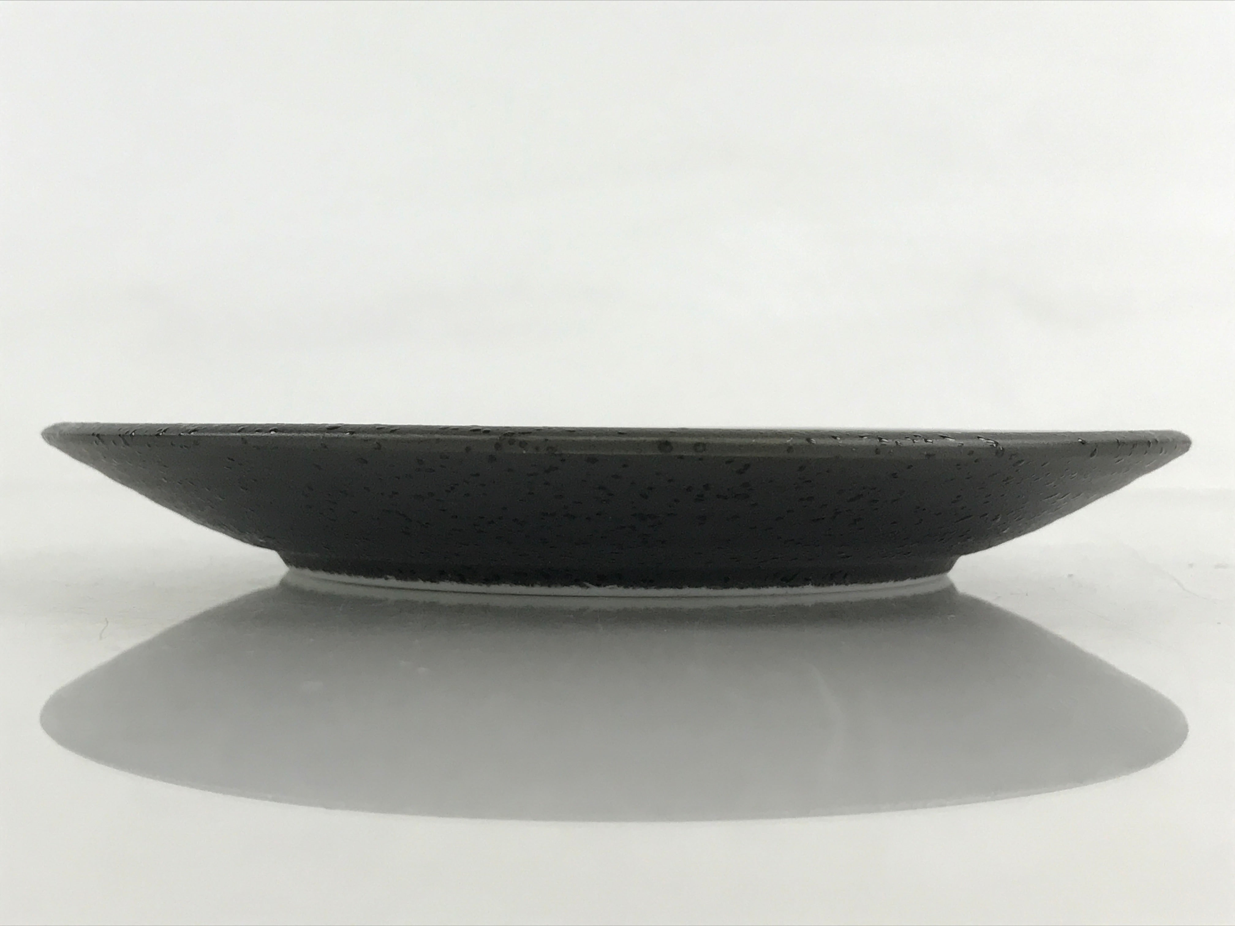 Japanese Porcelain Plate Small Plate Black Green Glaze Kozara Meimeizar PY419