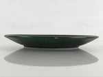 Japanese Porcelain Plate Small Plate Black Green Glaze Kozara Meimeizar PY419