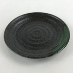 Japanese Porcelain Plate Small Plate Black Green Glaze Kozara Meimeizar PY420