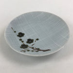 Japanese Porcelain Plate Small Plate Plum Blossom Kozara Torizara White PY410