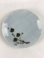 Japanese Porcelain Plate Small Plate Plum Blossom Kozara Torizara White PY410