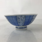 Japanese Porcelain Rice Bowl Owan Kobachi White Blue Sometsuke Traditional Y266