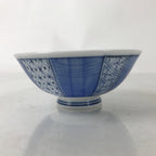 Japanese Porcelain Rice Bowl Owan Kobachi White Blue Sometsuke Traditional Y266