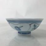 Japanese Porcelain Rice Bowl Owan Kobachi White Blue Sometsuke Vegetable Y269