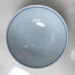 Japanese Porcelain Rice Bowl Owan Kobachi White Blue Sometsuke Vegetable Y269