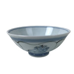 Japanese Porcelain Rice Bowl Owan Kobachi White Blue Sometsuke Vegetable Y269