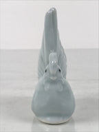 Japanese Porcelain Rooster Toothpick Holder Youjitate Zodiac Figurine Blue Y535