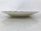 Japanese Porcelain Round Large Plate Vtg Chrysanthemum Carp Fish Red Blue PX774