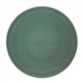 Japanese Porcelain Round Large Plate Vtg Ozara Simple Celadon Green PY755