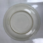 Japanese Porcelain Round Large Plate Vtg Pine Mountain Scenery White Blue Y59