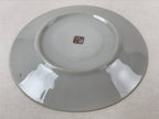 Japanese Porcelain Round Small Plate Vtg Kutani Imari Floral Red Blue Gold PY622
