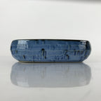 Japanese Porcelain Rounded Square Plate Sara Vtg Sashimi Dish Blue Flower PY860