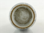 Japanese Porcelain Sake Bottle Tokkuri Ichigo Vtg Pottery Vertical Stripes TS527