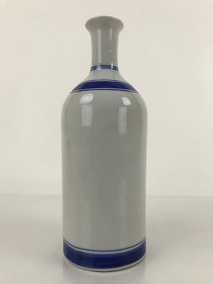 Japanese Porcelain Sake Bottle Tokkuri Imari Ware Blue Sometsuke Scenery TS662