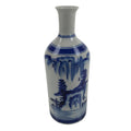 Japanese Porcelain Sake Bottle Tokkuri Imari Ware Blue Sometsuke Scenery TS663