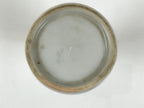 Japanese Porcelain Sake Bottle Tokkuri Vtg Blue White Pink Chrysanthemum TS842