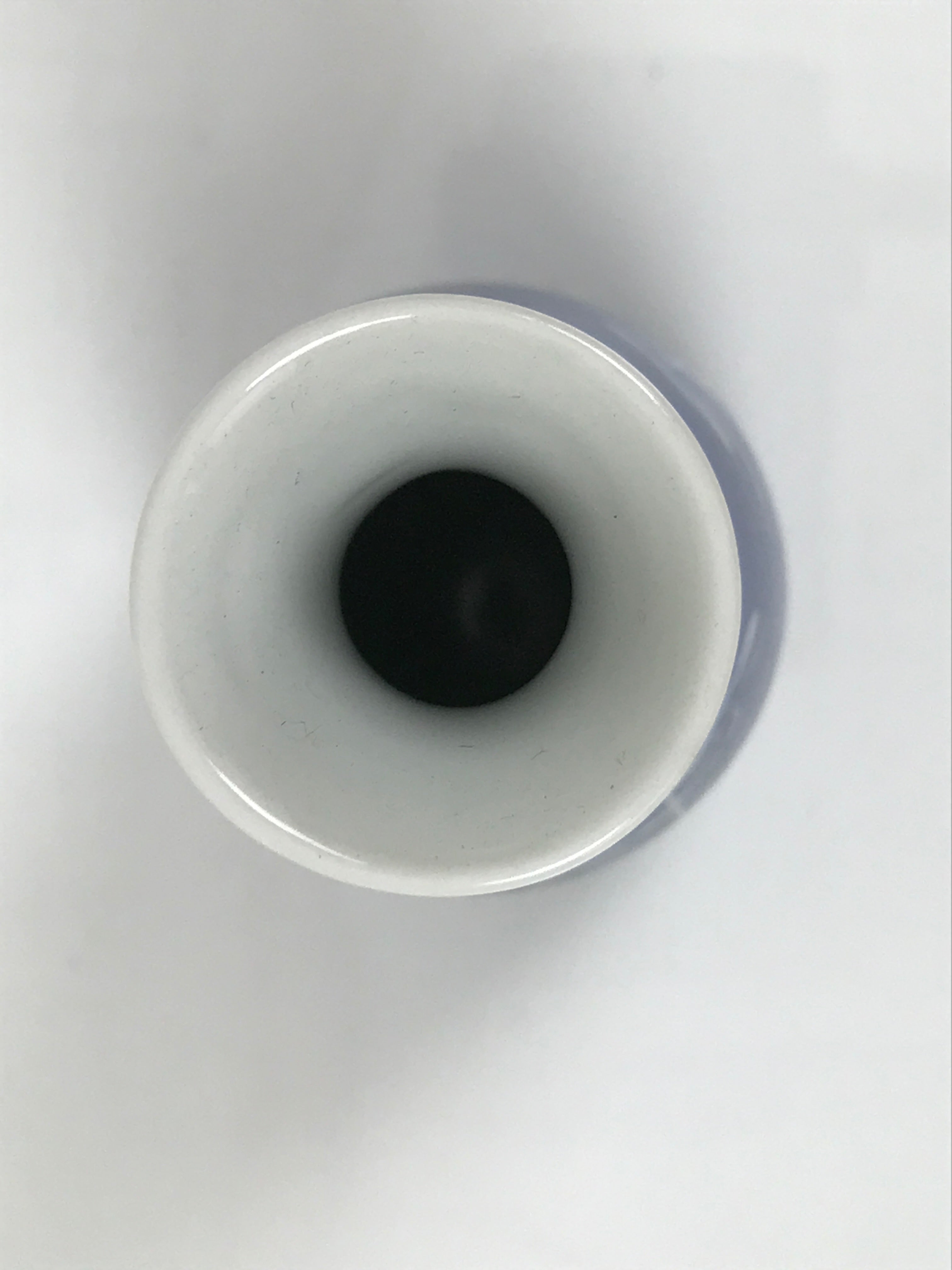 Japanese Porcelain Sake Bottle Tokkuri Vtg Ichi-Go Blue White Pine Matsu TS840