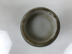 Japanese Porcelain Sake Bottle Tokkuri Vtg Ichi-Go Navy Blue White Lines TS891