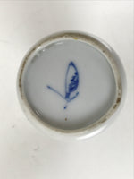 Japanese Porcelain Sake Bottle Tokkuri Vtg White Blue Sometsuke Pine Tree TS826