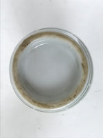 Japanese Porcelain Sake Bottle Tokkuri Vtg White Green Line Brick Pattern TS823