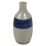 Japanese Porcelain Sake Bottle Tokkuri White Blue Sometsuke Brush Stroke TS827