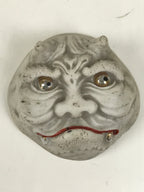 Japanese Porcelain Sake Cup Ochoko Guinomi Oni Otafuku Devil Sculpture G284