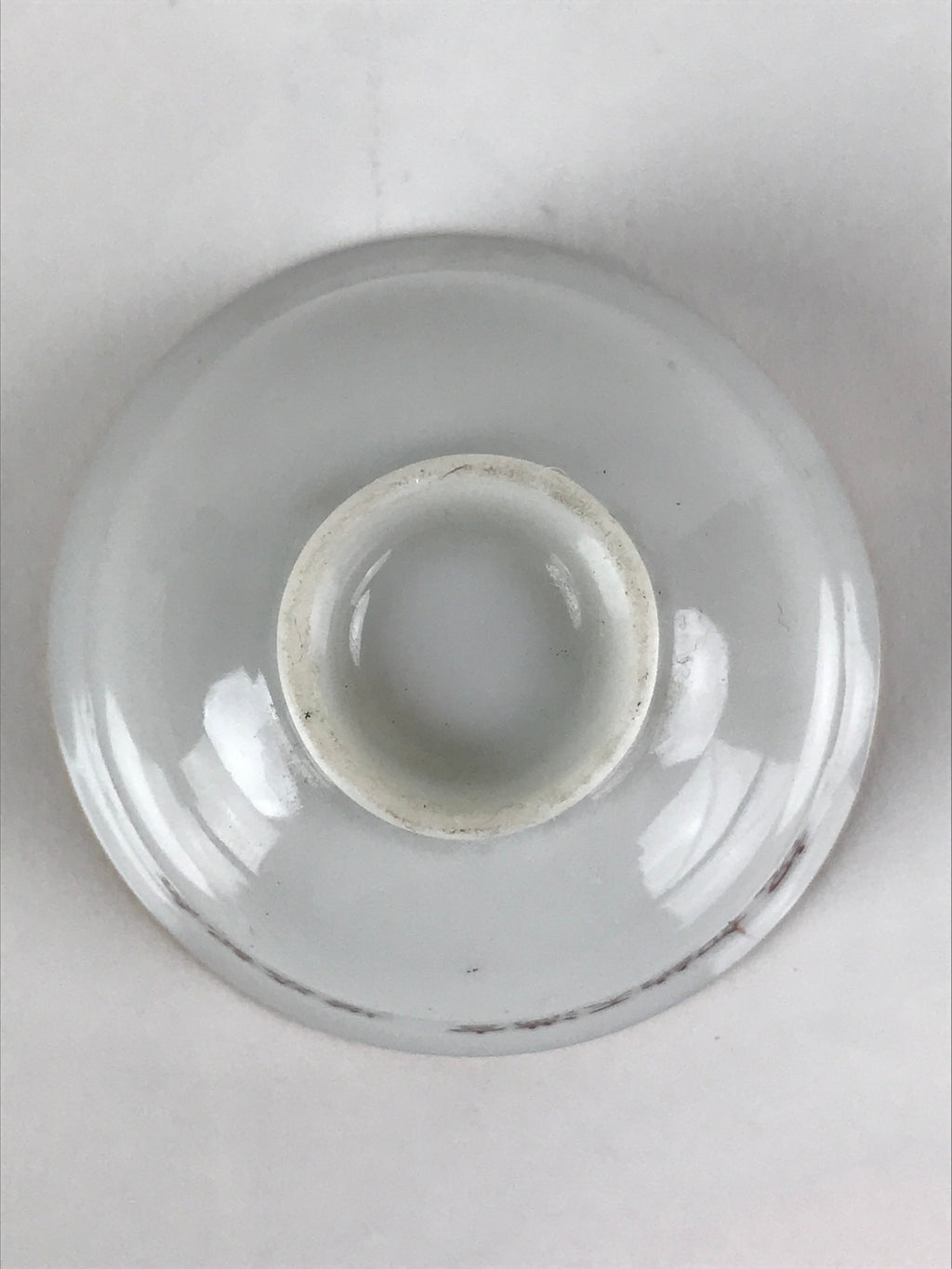 Japanese Porcelain Sake Cup Ochoko Vtg Kano Tenmangu Commemorative G246