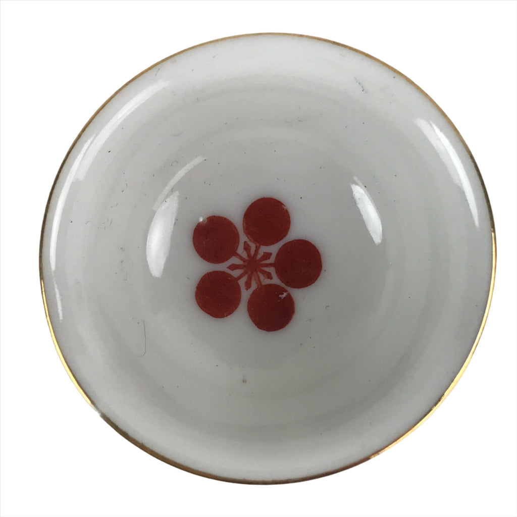 Japanese Porcelain Sake Cup Ochoko Vtg Kano Tenmangu Commemorative G246