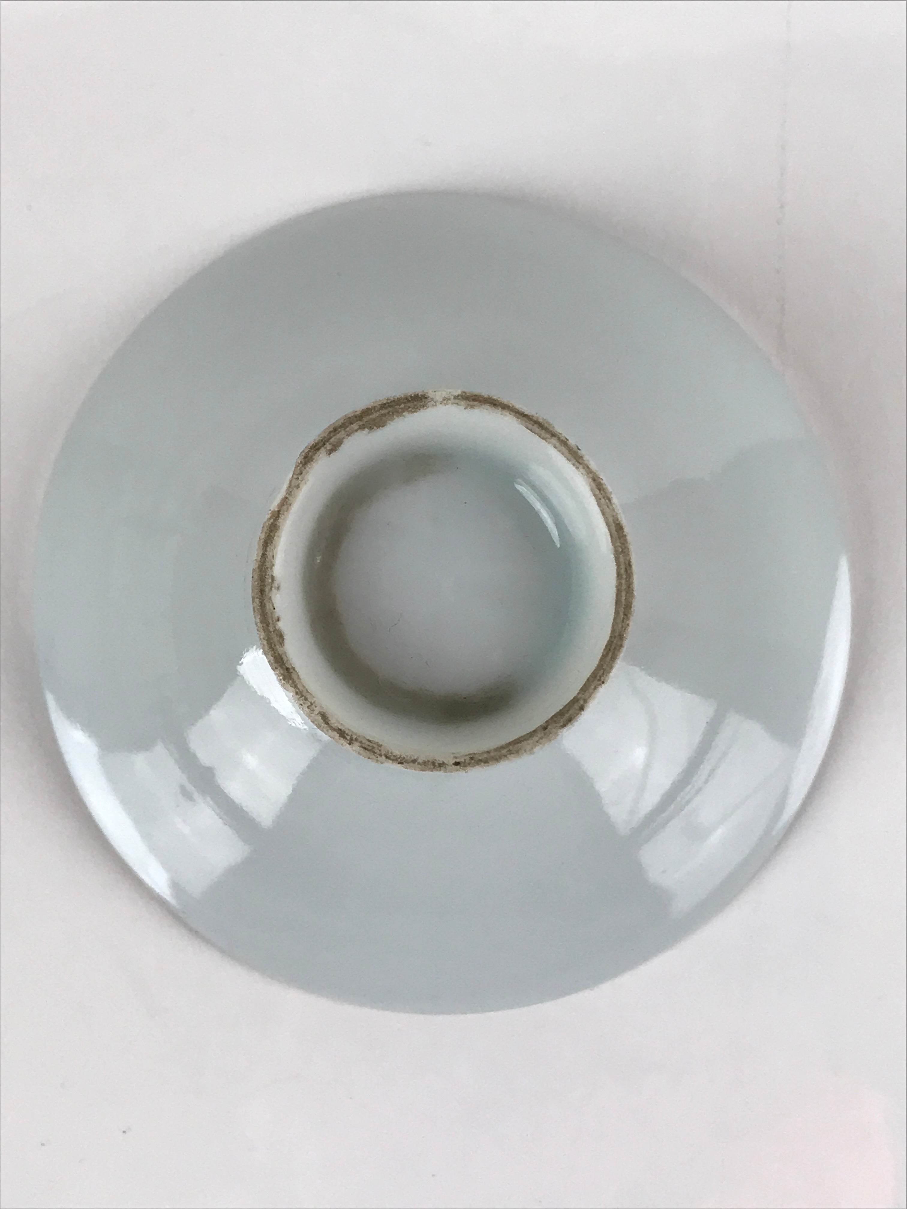 Japanese Porcelain Sake Cup Sakazuki C1930 Heavy Artillery Commemorative G242